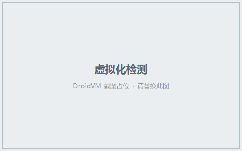 首次设置 - 虚拟化检测